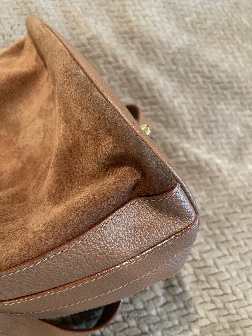 Gucci Suede bamboo handle Drawstring Bucket Bag - Picture 11 of 16
